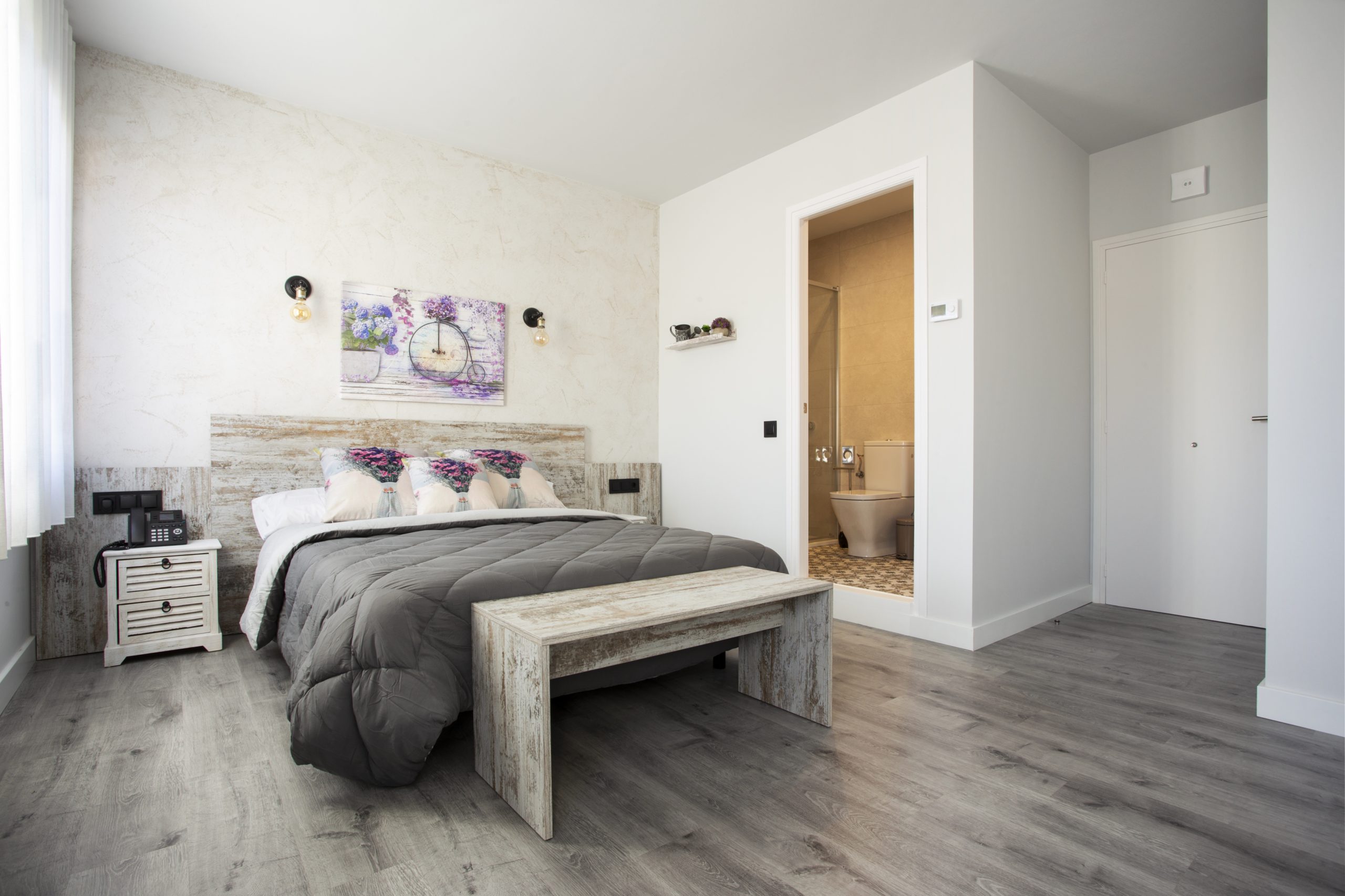 Habitación doble en Espai Vidrá