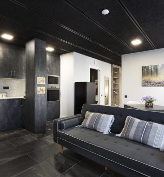 Zona de sofás en apartamento