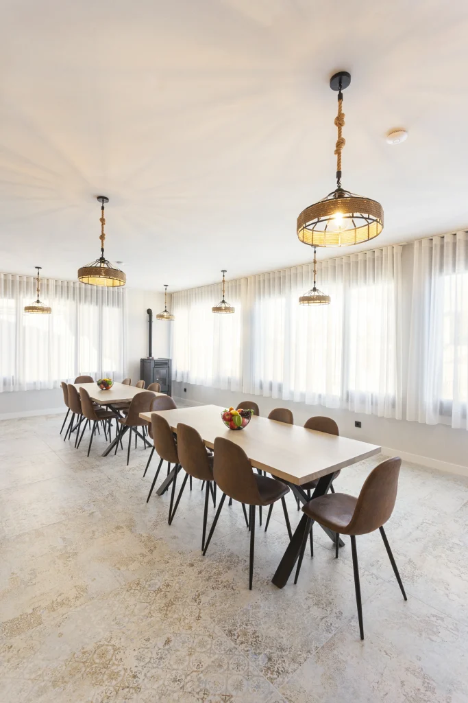 Comedor en la Masía