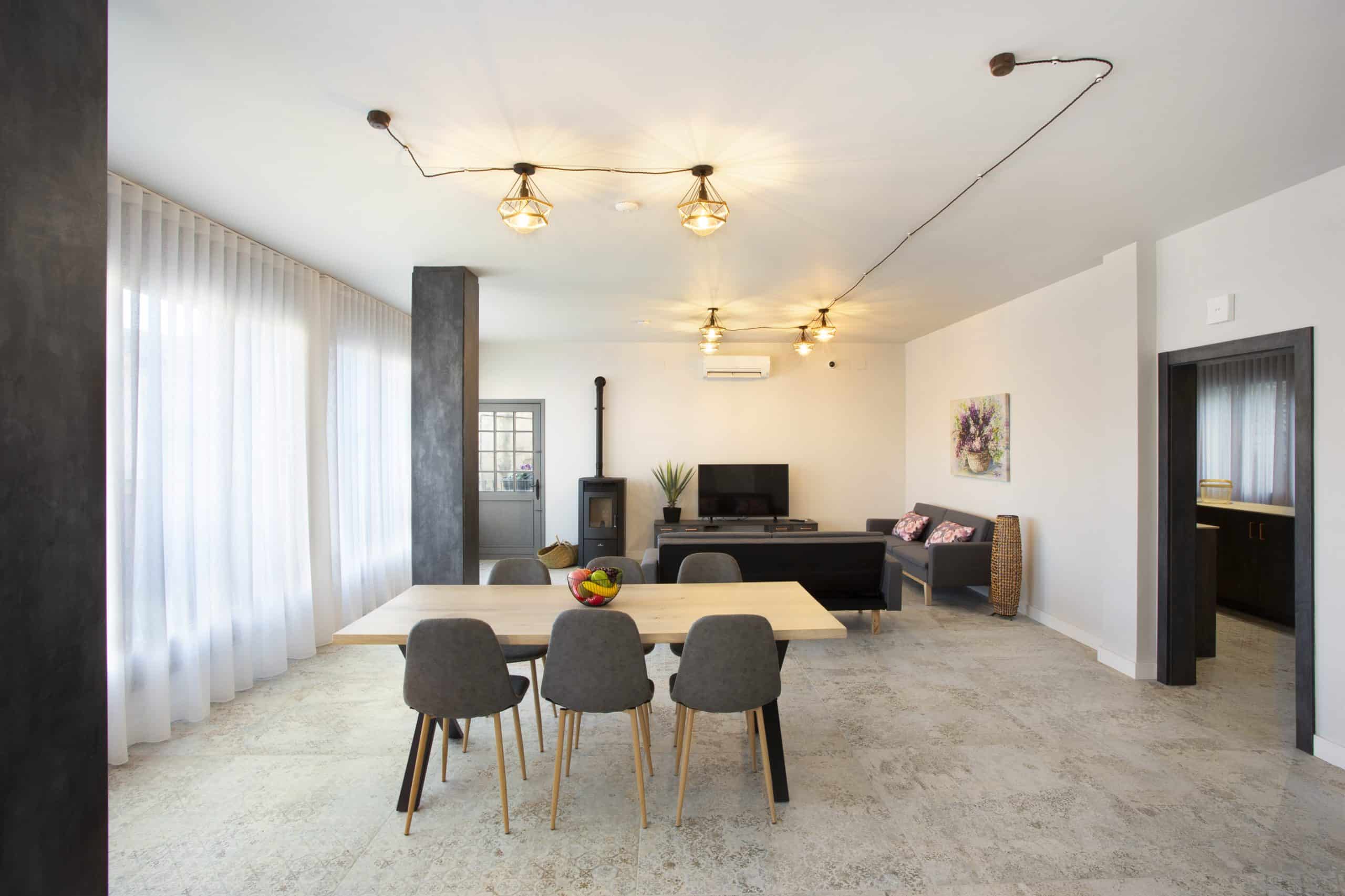 Salón amplio en Casa rural