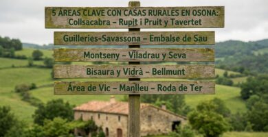 5 Zonas con Casas rurales en Osona