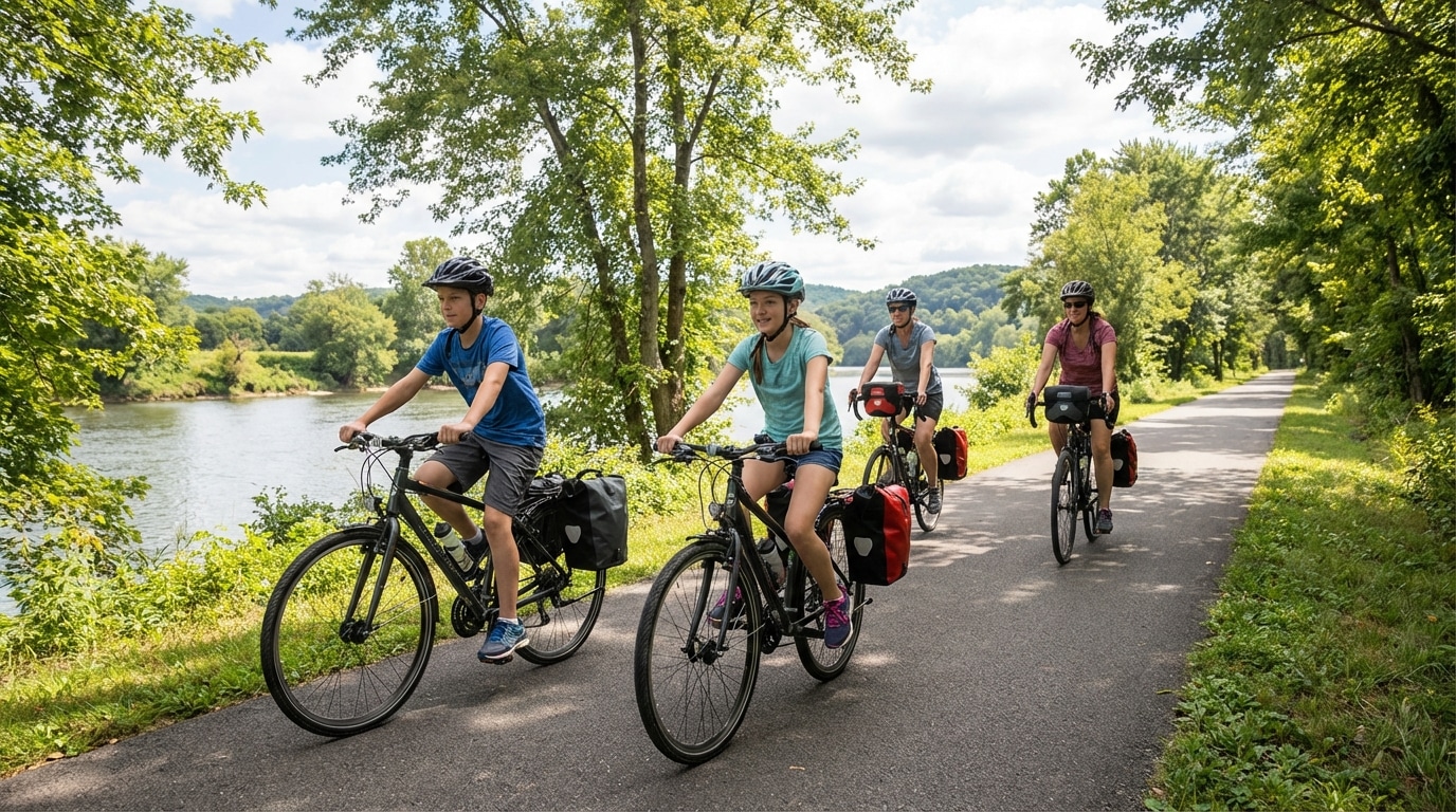 Cicloturismo en vías verdes (Para niños más mayores)