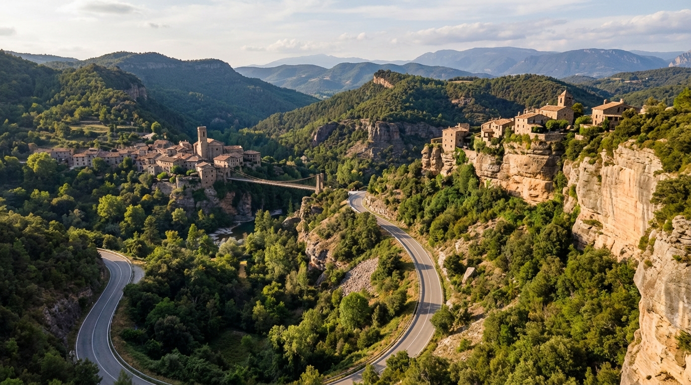 La ruta de los pueblos medievales colgados del abismo (Rupit y Tavertet)