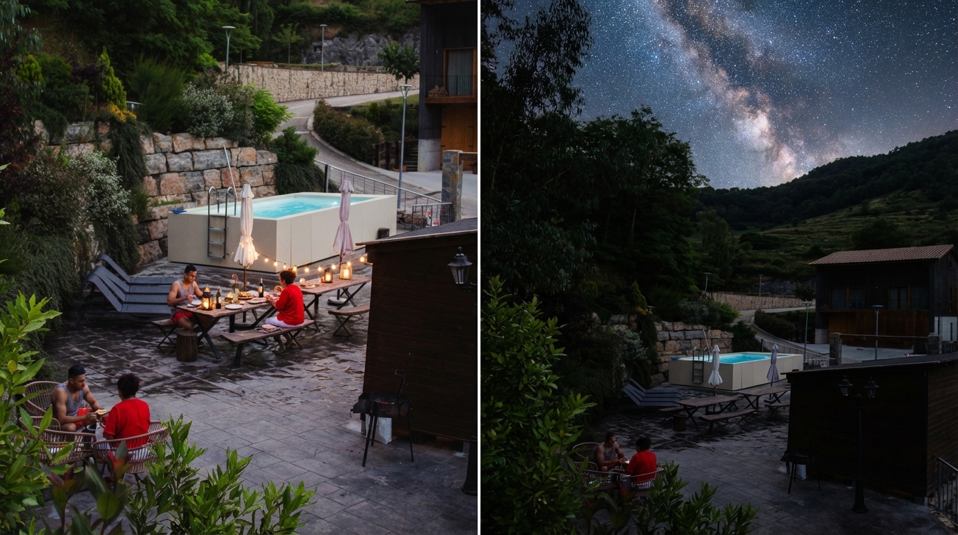 Vía Láctea con una nitidez imposible de ver en la ciudad